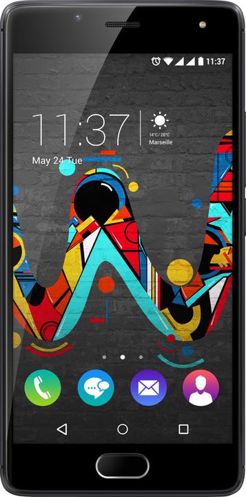 Produktbild Wiko U Feel (16 GB, Space Grey, 5", Hybrid Dual SIM, 13 Mpx, 4G)