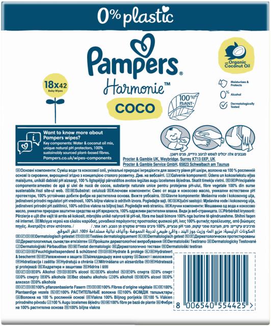 Produktbild Pampers Harmonie Coco (756 Stück)