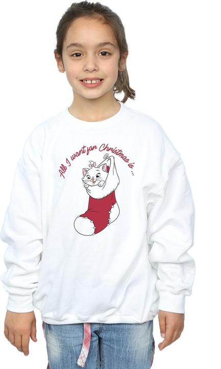 Produktbild Disney Aristocats Marie Xmas Sweatshirt Mädchen (140, 146)