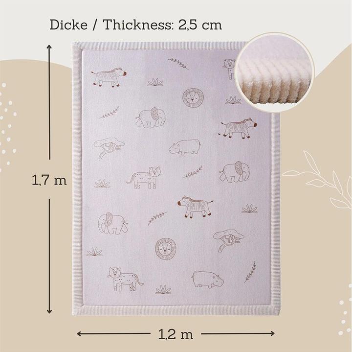 Actual product image Hakuna Matte Samtmatte, Wolke Spielmatte (160 x 120 cm)