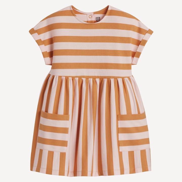 Produktbild La Redoute Collections Gestreiftes Kleid mit kurzen Ärmeln (94)