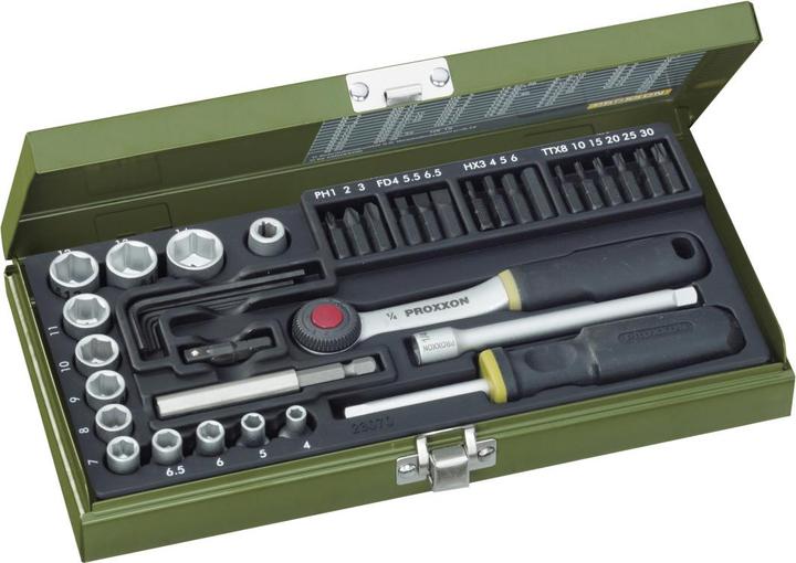 Produktbild Proxxon Steckschlüssel-Bit-Einsatz-Set (1/4")