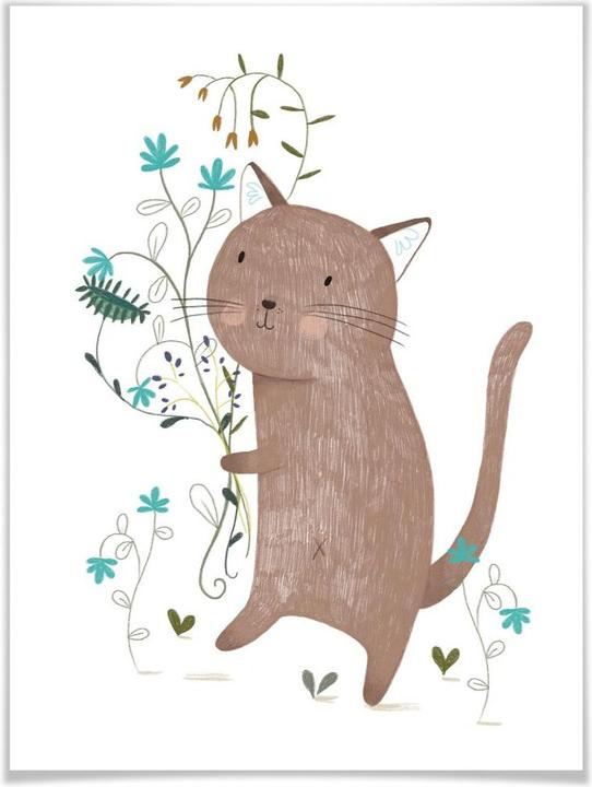 Actual product image Trenddeko Small cat (24 x 30 cm)