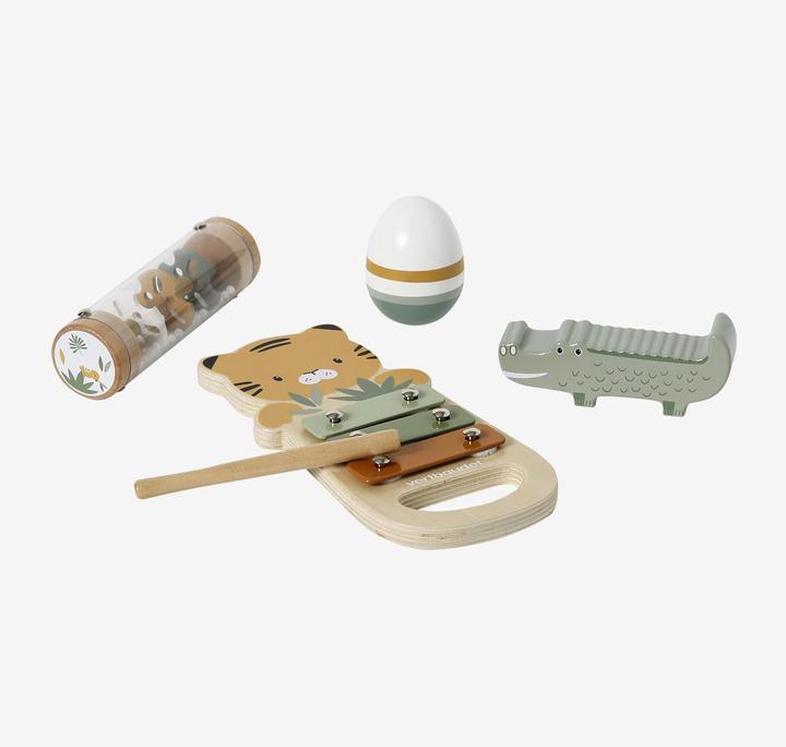 Produktbild Vertbaudet 4-teiliges Set Baby Musikinstrumente TANSANIA, Holz FSC®