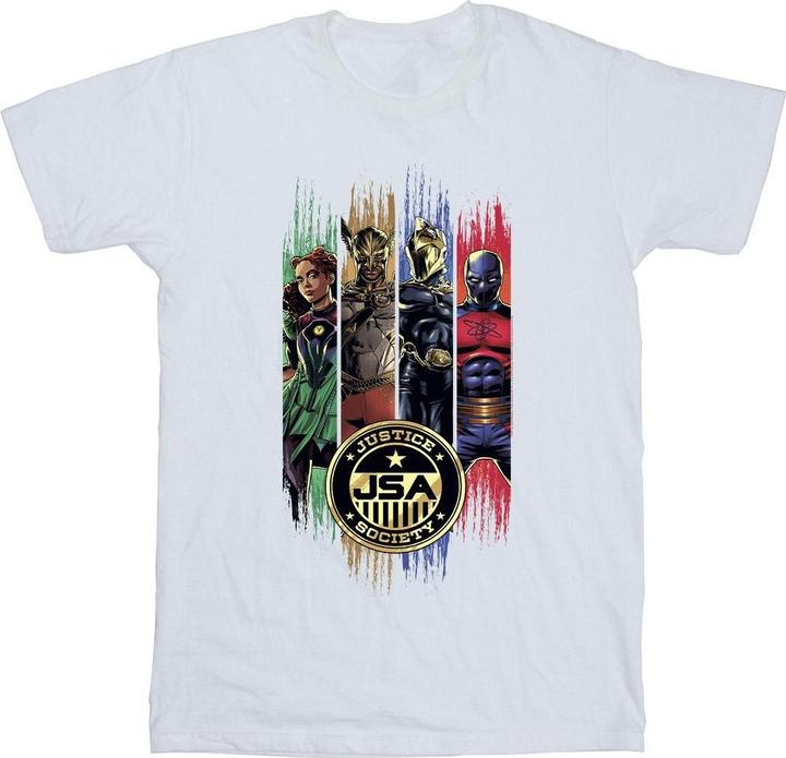 Actual product image Mens Black Adam JSA Gold Badge T-Shirt (M)