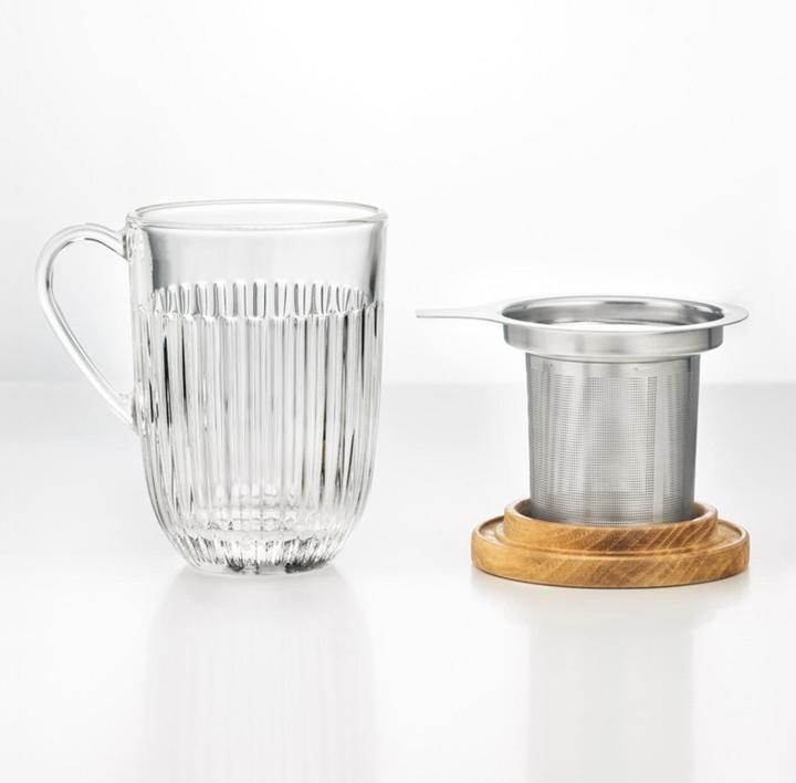 Immagine prodotto La Rochère Bicchiere da tè con filtro da tè OUESSANT (360 ml, 1 x)