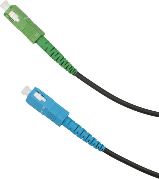 Image du produit Extralink SC/APC-SC/UPC | Patchcord | Okrągły, wiszący, jednomodowy, Simplex, G.657A2, 20m (CAT6, 20 m)
