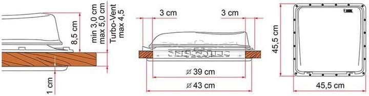 Produktbild Fiamma Dachhaube Turbo Vent Premium
