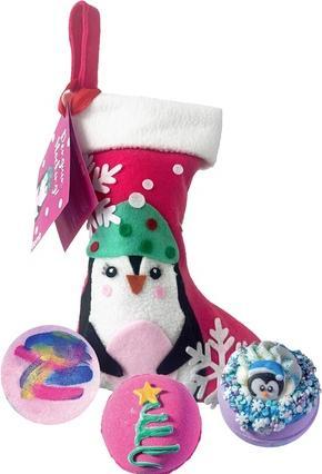 Produktbild Bomb Cosmetics Pinguin Strumpf Weihnachten Handgemachte Badebomben