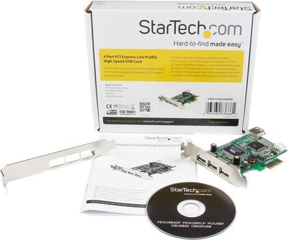 Actual product image StarTech 4 Port PCIe USB 2.0 Card