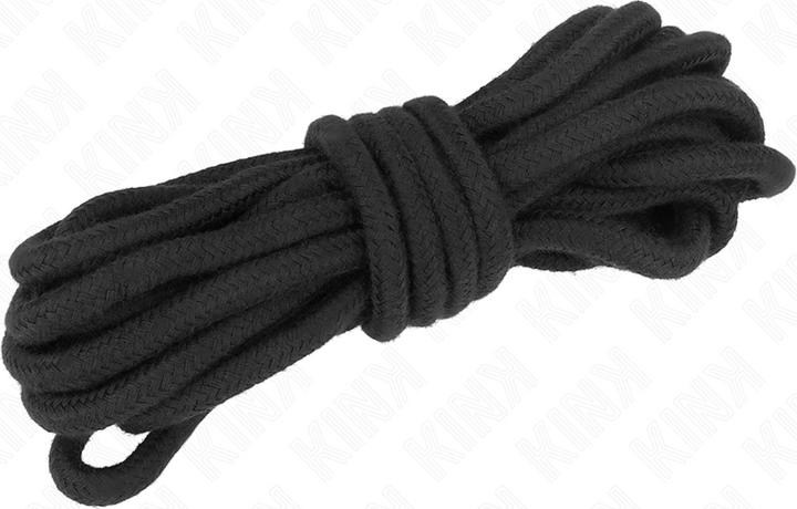 Actual product image Kink Cotton Rope 10 Metres Black