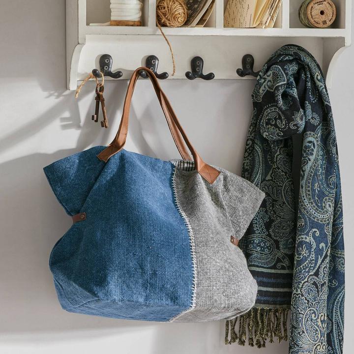 Actual product image Loberon Bag Deux-Parts blue/grey