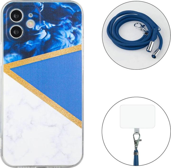 Produktbild König Design Hülle Handy Schutz für Apple iPhone 12 Mini Handykette Case Cover Bumper Etuis