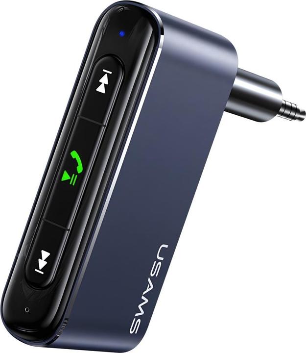 Produktbild Usams Adapter audio Bluetooth 5.0 - jack 3.5mm szarygrey SJ519JSQ01 US-SJ519 (Sender & Empfänger)