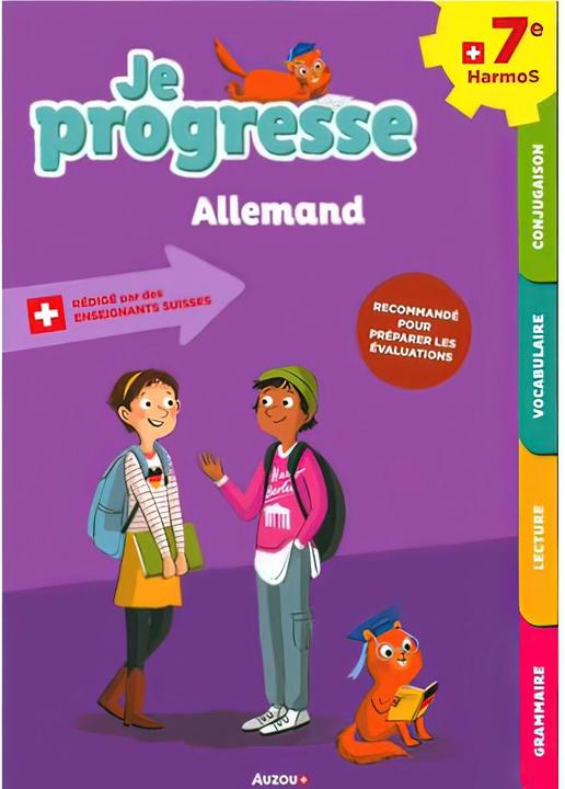 Image du produit Je progresse en Allemand 7ème HarmoS (Français, Dalla Riva Sabina, Knébel Martine, 2022)