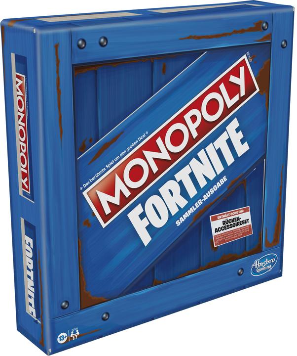 Produktbild Monopoly Fortnite Sammlerausgabe (Deutsch, Italienisch, Englisch, Spanisch, Polnisch, Finnisch, Niederländisch, Arabisch, Türkisch, Portugiesisch, Ungarisch, Dänisch, Rumänisch, Slowenisch, Tschechisch, Schwedisch, Norwegisch, Bulgarisch, Kroatisch, Lettisch, Slowakisch)