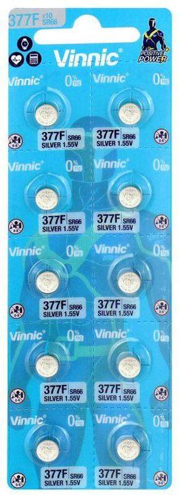 Actual product image Vinnic 377F - 10 button cells (10 pcs.)