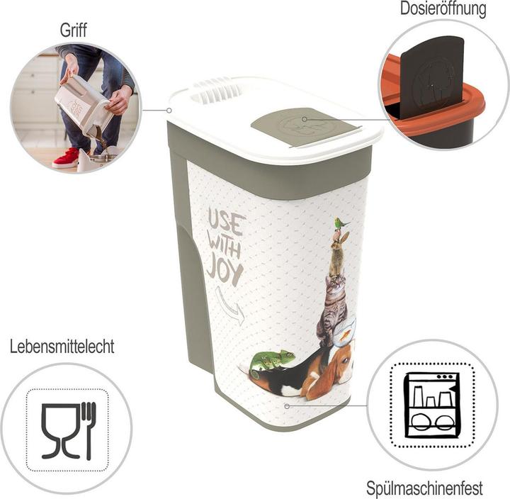 Image du produit Rotho FLO Aliments pour animaux Boîte en vrac