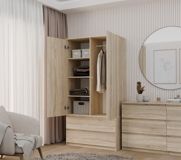 Actual product image Topeshop Szafa Malwa (90 x 50 x 180 cm)