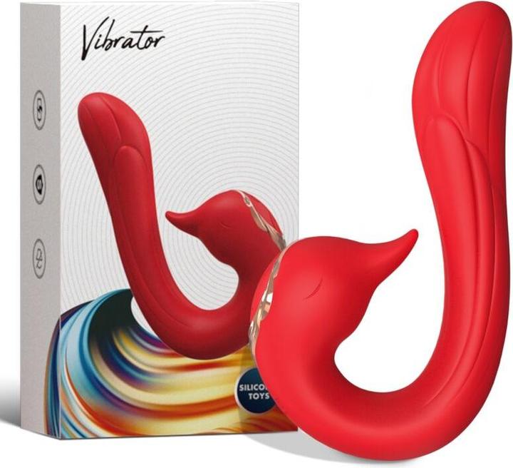 Produktbild Armony Delfin Vibrator Multiposition & Wärmeeffekt Rot