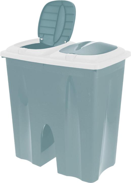 Produktbild Mojawo Mülltrennsystem Mülleimer Duo Mülleimer Wertstofftrenner 2x25 Liter (25 l)