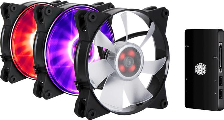 Image du produit Cooler Master MasterFan Pro 120 Air Flow RGB Ventilateur de boîtier d'ordinateur (120 mm, 1 x)