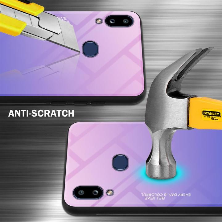 Productafbeelding Cadorabo TPU 2 kleuren glasdekking (Samsung Galaxy A10s, Samsung Galaxy M01s)