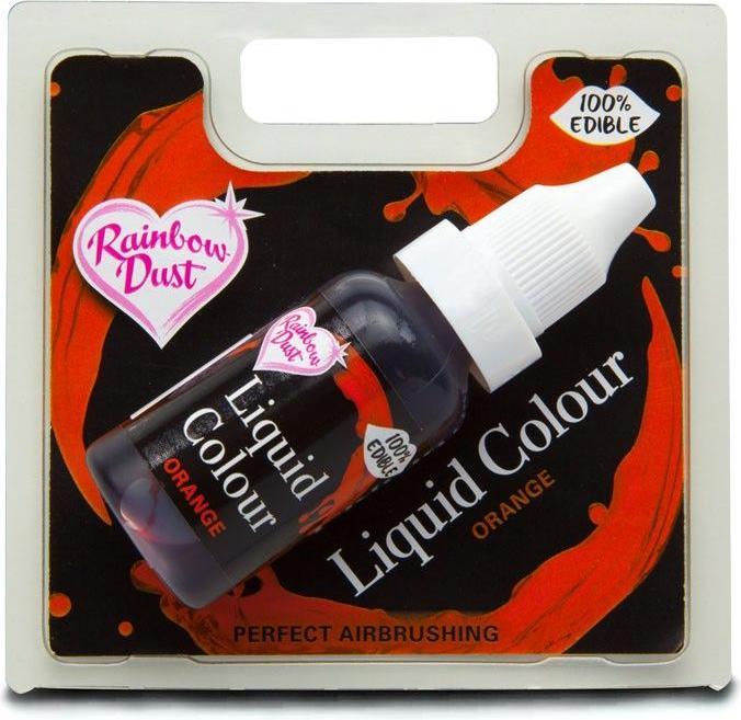 Actual product image Rainbowdust Airbrush paint orange (16 ml)
