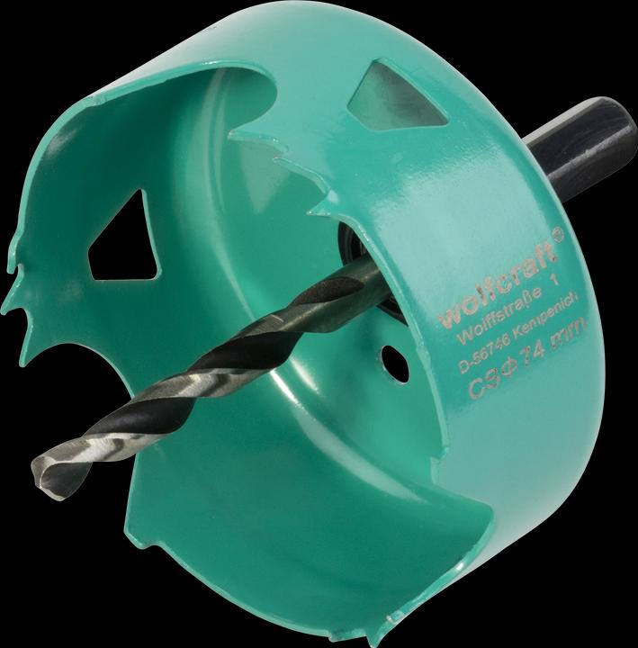 Produktbild wolfcraft 1 Carbonstahl-Lochsäge (105 mm)