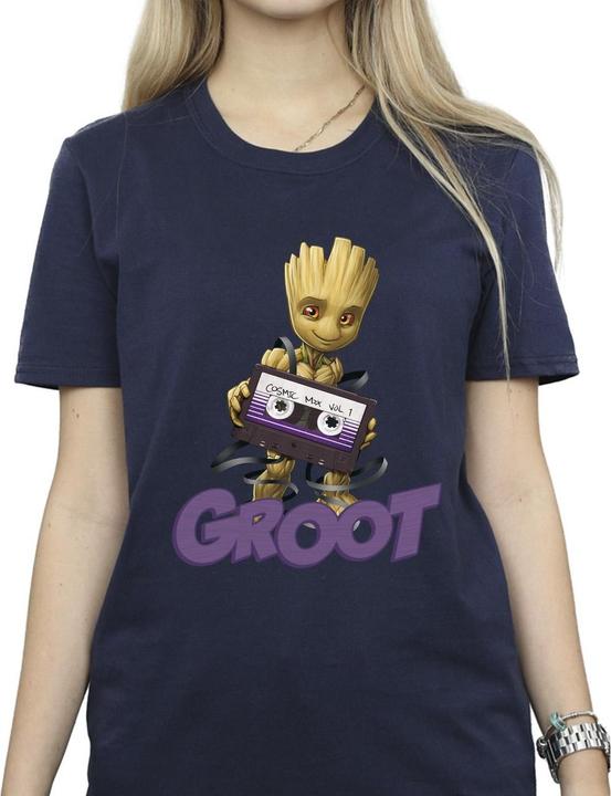 Image du produit Guardians of the Galaxy - T-shirt GROOT CASETTE - Femme (S)