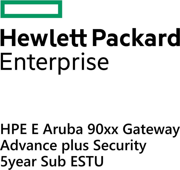 HPE E Aruba 90xx Gateway Advance plus Security 5yr Sub E-STU (1 Geräte)