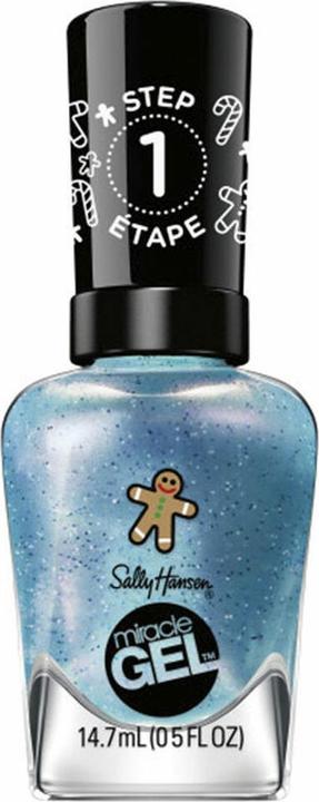 Sally Hansen Miracle Gel Holiday Collection Nagellack Jack Frosted 910 (Jack frosted, Gel-Effekt Nagellack)