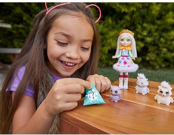Produktbild Enchantimals Odele Owl Puppe, Cruise & Familie
