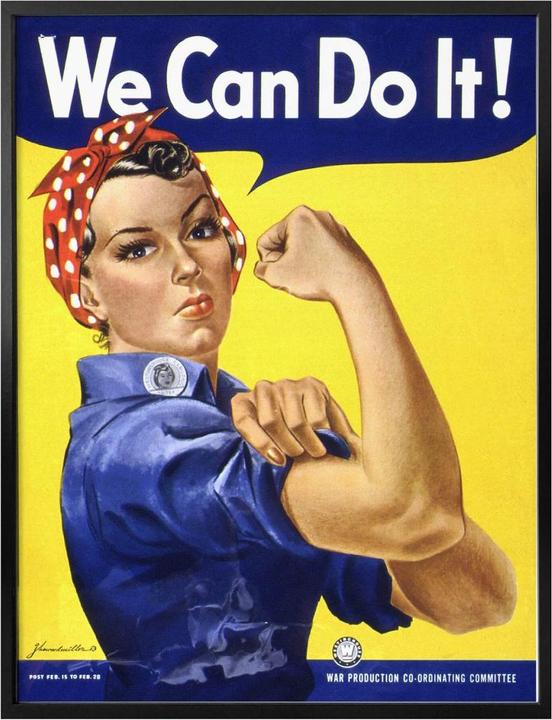 Produktbild Trenddeko Vintage We can do it (30 x 40 cm)