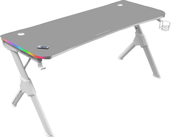 Actual product image Mars Gaming Bureau Gamer MGD140 RGB (Blanc)