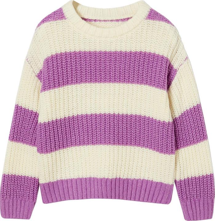 Vertbaudet Mädchen Pullover mit breiten Streifen