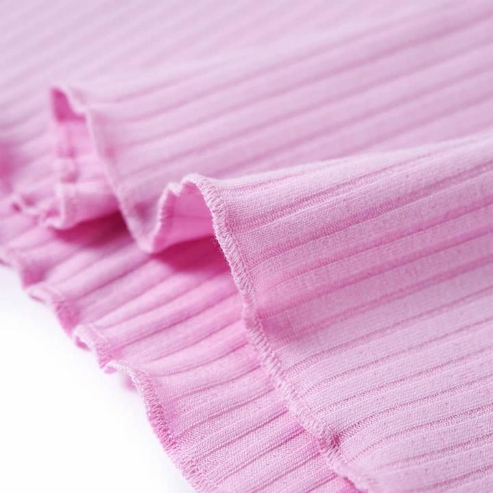Actual product image VidaXL Children's T-shirt light pink 128,Material: 95 % cotton. 5 (128)