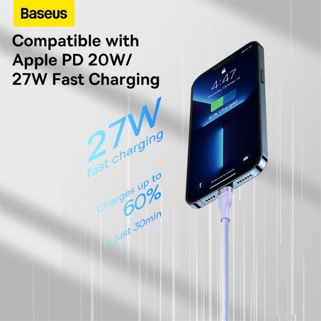 Productafbeelding Baseus Flash serie II" C type USB (1.50 m, USB 3.2 Gen 1, 100 W)