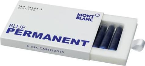 Montblanc Tintenpatronen 8ST blau (Tintenfass, Blau)