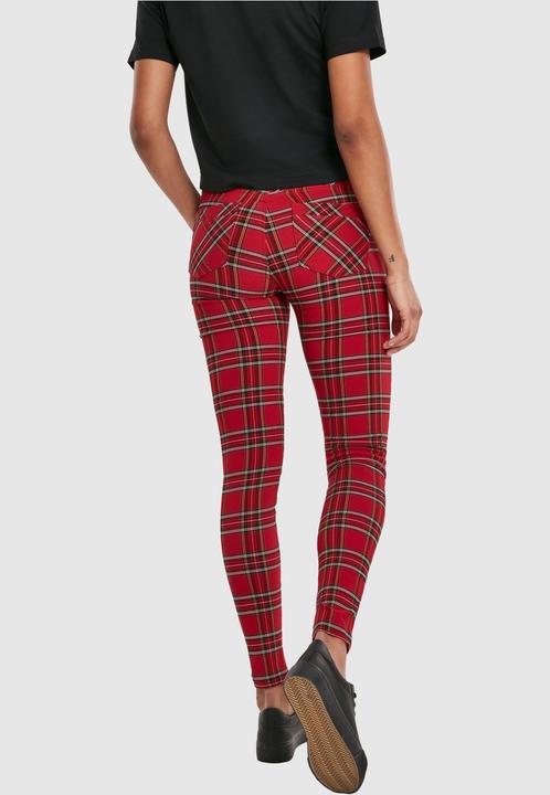 Produktbild Urban Classics Ladies Skinny Tartan Pants (28)