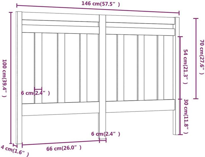 Actual product image VidaXL Daisi (146 x 4 x 100 cm)