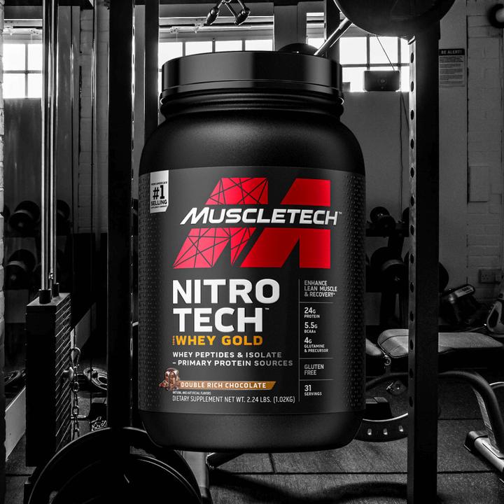 Immagine prodotto Muscle Tech Performance Series Nitro Tech 100% Whey Gold (Doppio ricco cioccolato, 1 pz., 1198 g)