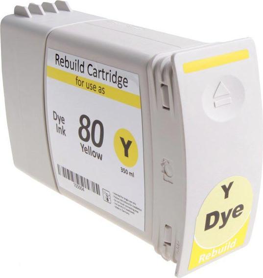Produktbild Hermex Alternative Tintenpatrone zu HP 80 (Y)