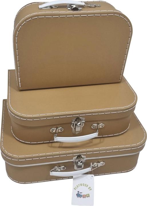 Actual product image Playwood Cardboard case set brown, 3pcs.