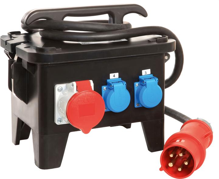 Actual product image As - Schwabe as-Schwabe M3 Mobile power distributor 2.0 m (6 x, CEE, CEE 7/3)