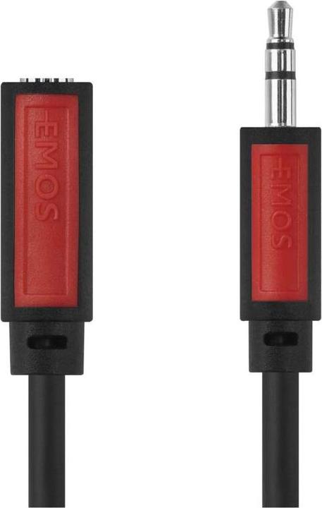 Produktbild Emos Klinkenkabel 3,5mm stereo, Stecker - 3,5mm Buchse, 5m (5 m)