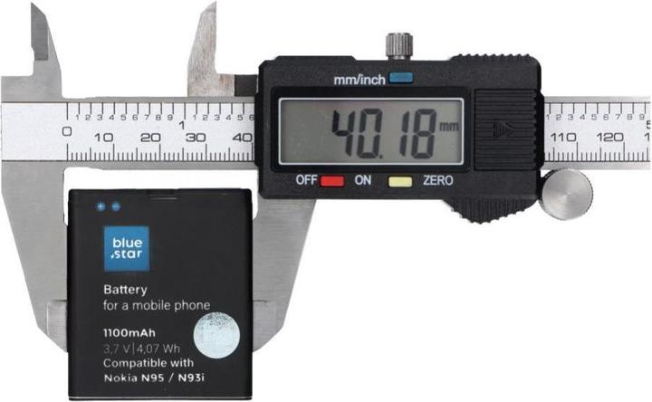 Produktbild NoName Akku Blue Star BLUE STAR PREMIUM Akku für NOKIA N95 / N93i / E65 1100 mAh