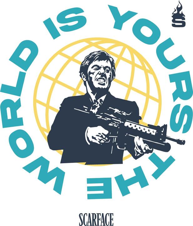 Immagine prodotto Universal Textiles The World Is Yours Maglietta Adulto Unisex (XXL)
