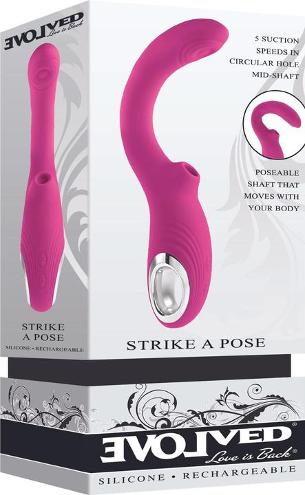 Actual product image Evolved Strike a Pose Tarzan Vibrator Lila