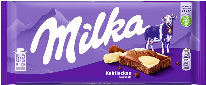 Image du produit Milka Tableau des taches de vache (100 g)